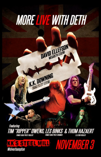 Former JUDAS PRIEST Members K.K. DOWNING, LES BINKS And TIM 'RIPPER' OWENS To Perform Band's Classic Songs At One-Off Concert